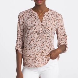 NWOT. Flowy ANTHRO Daniel Rainn Koda Blouse. Size L